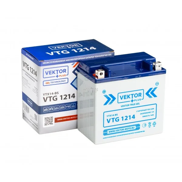 Аккумулятор VEKTOR PLUS VTG 1214 12V14Ah