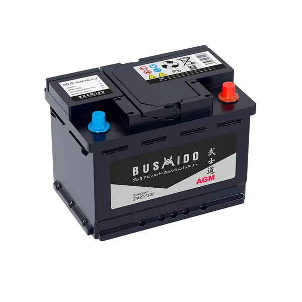 Аккумулятор BUSHIDO AGM 65Ah euro CCA640
