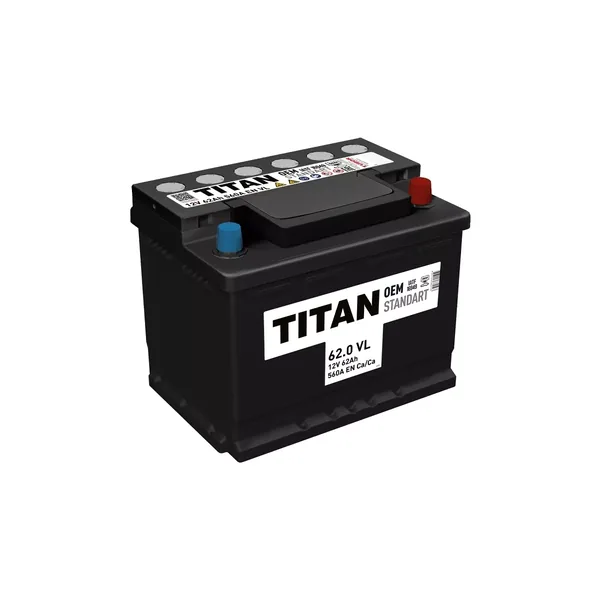 Аккумулятор TITAN Standart 62Ah euro EN560