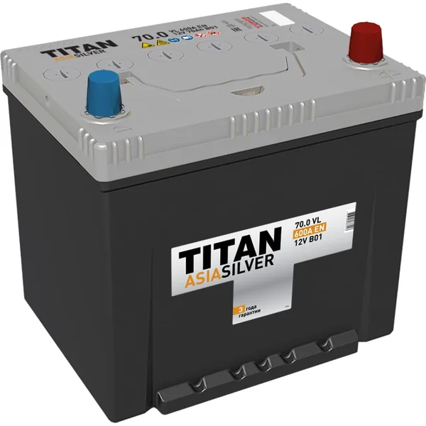 Аккумулятор TITAN Asia Silver 70Ah euro EN600