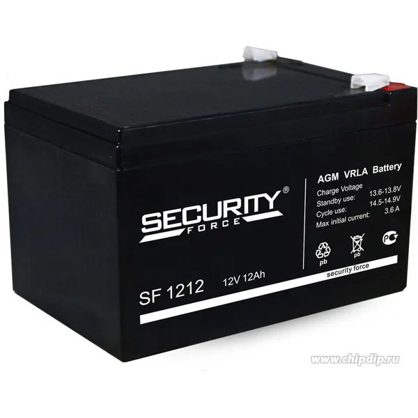 Аккумулятор Security Force SF 1212 12V 12Ah AGM