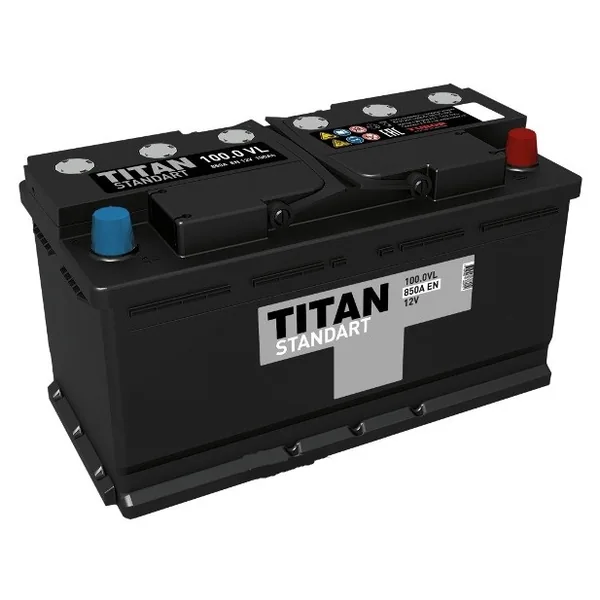 Аккумулятор TITAN Standart 100Ah euro EN820