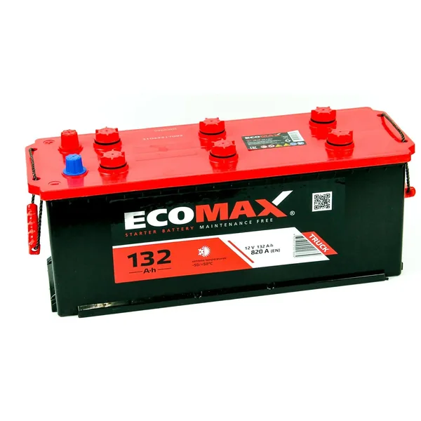 Аккумулятор EcoMax 132 Ач 850 А (EN), обратная полярность, 6ST-140