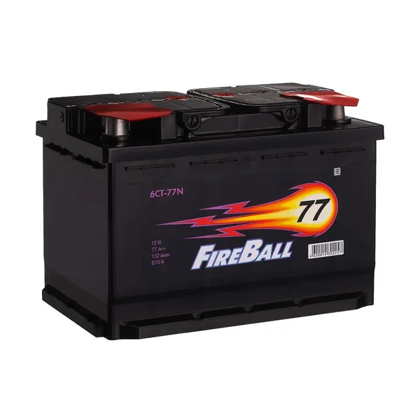 Аккумулятор FIRE BALL 77 Ач 670 А (EN), обратная полярность, LN3