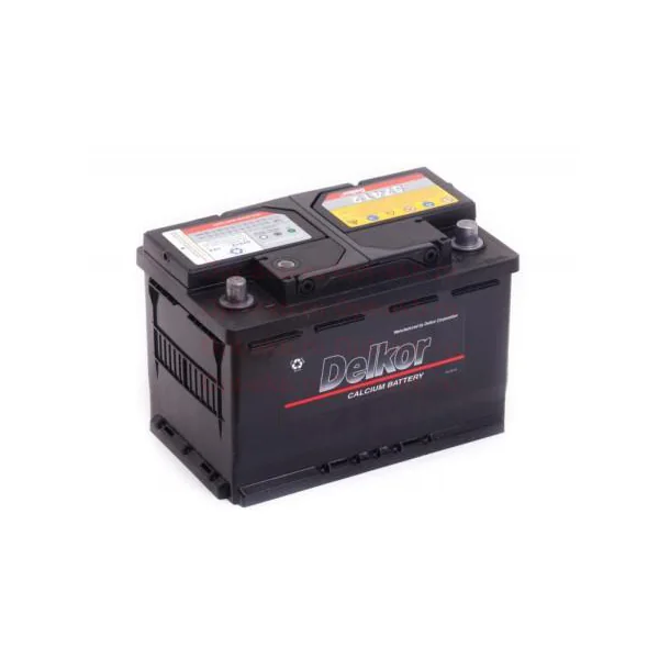Аккумулятор DELKOR 74 Ач 680 А (EN), прямая полярность, LN3