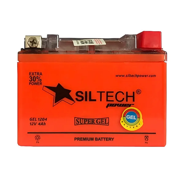 Аккумулятор SILTECH 4 Ач 60 А (EN), обратная полярность, YTX4L