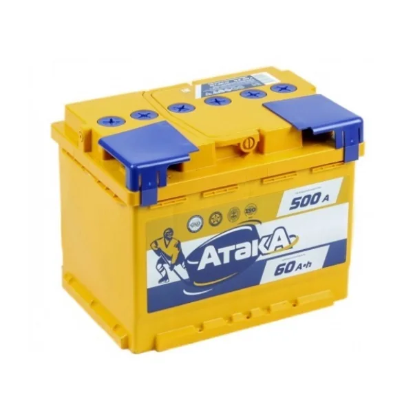Аккумулятор АТАКА 60 Ач 500 А (EN), обратная полярность, LN2
