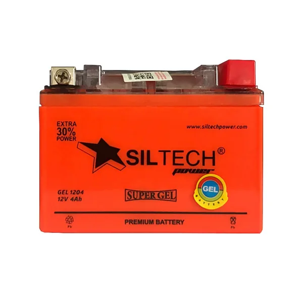 Аккумулятор SILTECH YTX4L-BS 4 Ач 55 А (EN), обратная полярность
