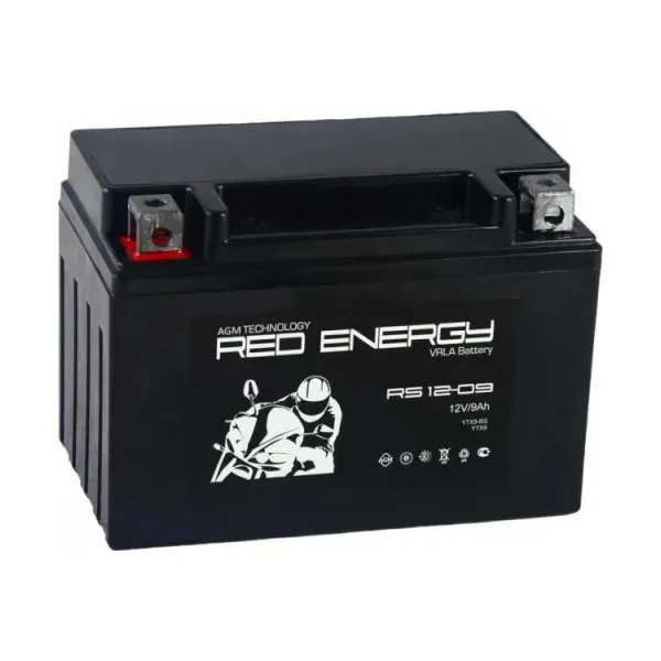 Аккумулятор RED ENERGY RS 1209 9 Ач 135 А (EN), прямая полярность, YTX9