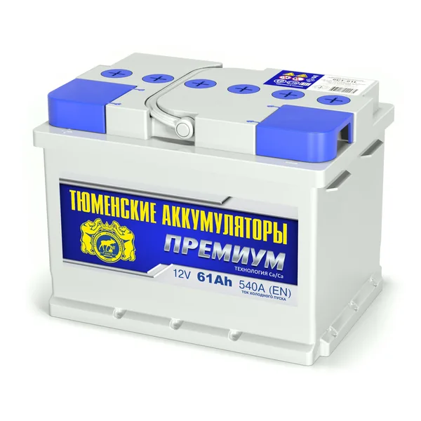 Аккумулятор ТЮМЕНСКИЕ АККУМУЛЯТОРЫ Премиум 61 Ач 540 А (EN), прямая полярность, LN2