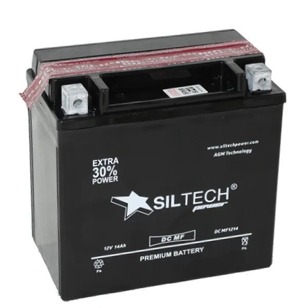 Аккумулятор SILTECH DC MF 1214 YTX14-BS 12V14Ah AGM