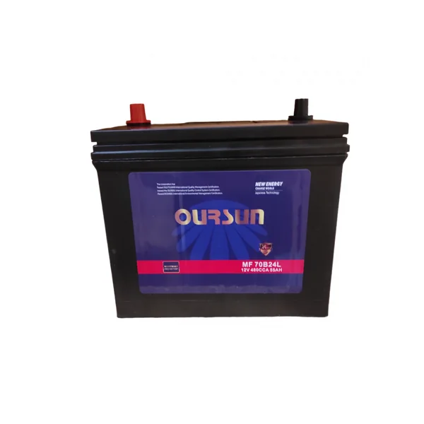Аккумулятор OURSUN 70B24L 55 Ач 480 А (EN), обратная полярность