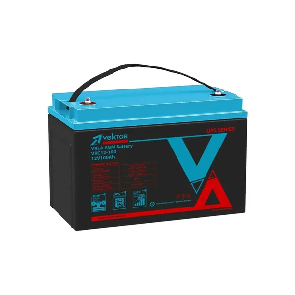 Аккумулятор VEKTOR VRC 12100 12V100Ah AGM