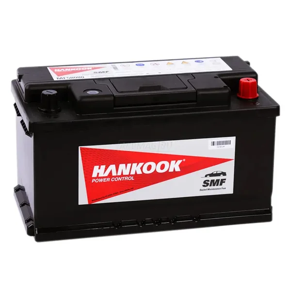 Аккумулятор HANKOOK 80 Ач 740 А (EN), обратная полярность, LBN4