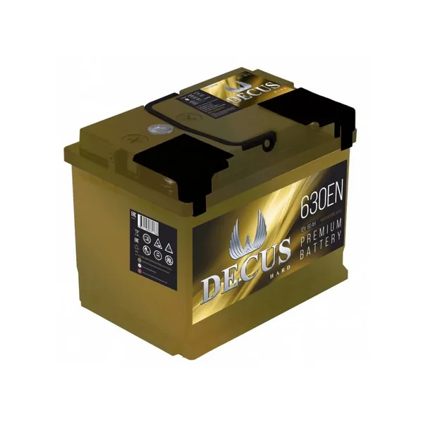Аккумулятор DECUS 60 Ач 630 А (EN), прямая полярность, LN2