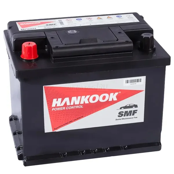 Аккумулятор HANKOOK 60 Ач 480 А (EN), прямая полярность, LN2
