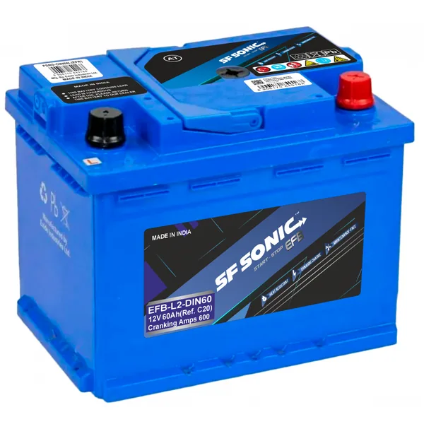 Аккумулятор SF SONIC EFB 60Ah euro CC560