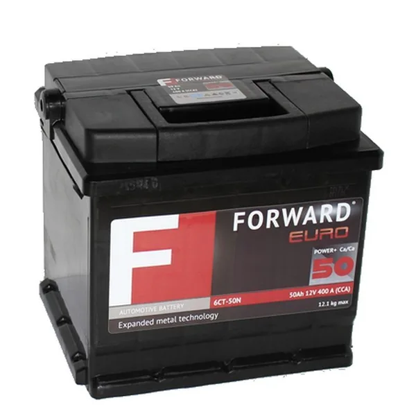 Аккумулятор FORWARD 50 Ач 400 А (EN), прямая полярность, LN1