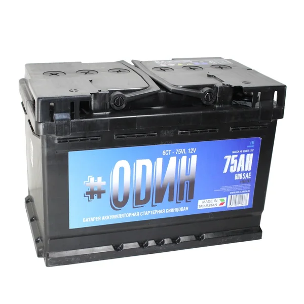 Аккумулятор ODIN 75 Ач 600 А (EN), прямая полярность, LN3