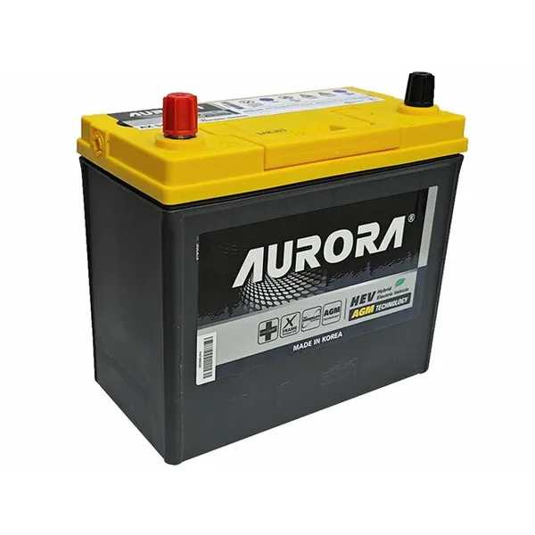 Аккумулятор AURORA 45 Ач 400 А (JIS), прямая полярность, B19