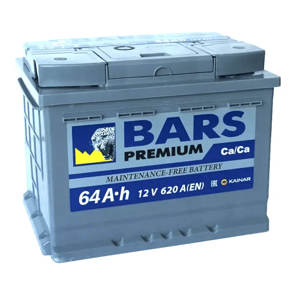 Аккумулятор BARS Premium 64Ah прямой EN620