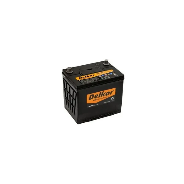 Аккумулятор DELKOR 70 Ач 600 А (JIS), обратная полярность, D23