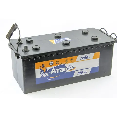 Аккумулятор АТАКА 190 Ач 1370 А (EN), обратная полярность, 6ST-190