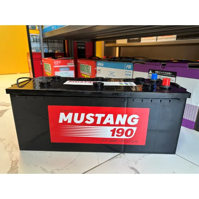 Аккумулятор MUSTANG 190 Ач 1150 А (EN), обратная полярность, HB