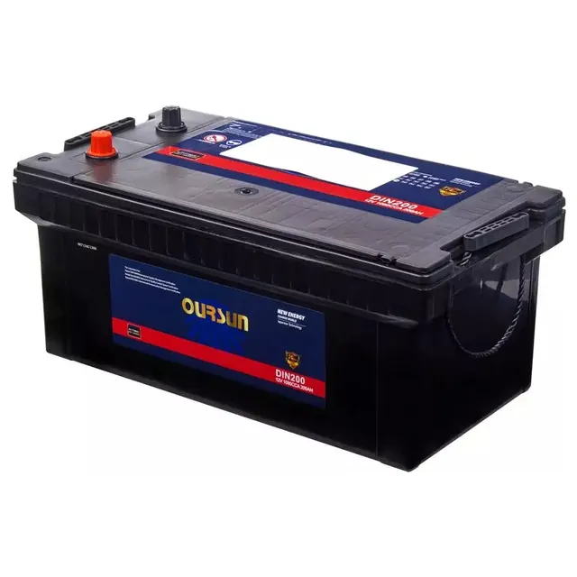 Аккумулятор OURSUN 200 Ач 1080 А (EN), обратная полярность, 6ST-200
