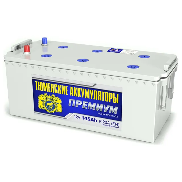 Аккумулятор ТЮМЕНСКИЕ АККУМУЛЯТОРЫ Premium 145 Ач 1020 А (EN), прямая полярность, HA
