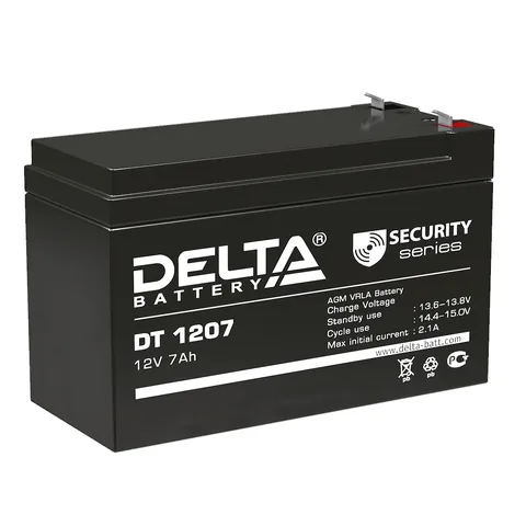 Аккумулятор DELTA 7 Ач, 151x65x94