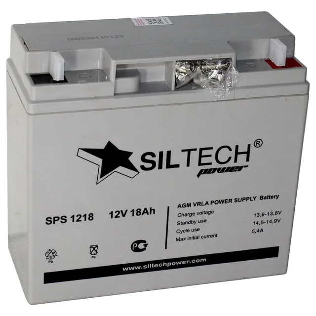 Аккумулятор SILTECH 18 Ач, 182x77x166