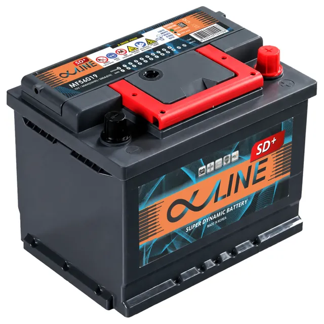 Аккумулятор ALPHALINE SD+ 60 Ач 600 А (EN), обратная полярность, LN2