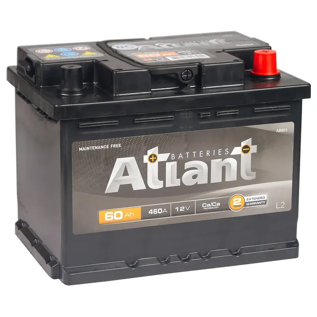 Аккумулятор ATLANT 60 Ач 540 А (EN), обратная полярность, LN2