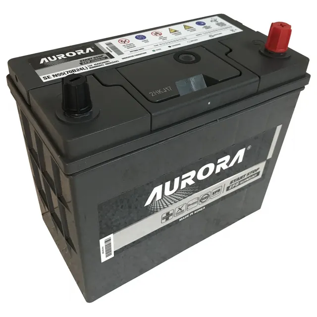 Аккумулятор AURORA 45 Ач 460 А (EN), обратная полярность, B24