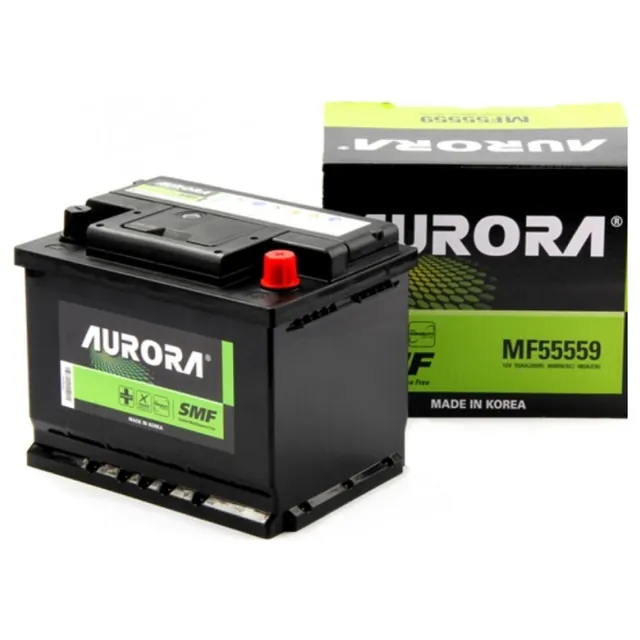 Аккумулятор AURORA 55 Ач 480 А (EN), обратная полярность, LN2