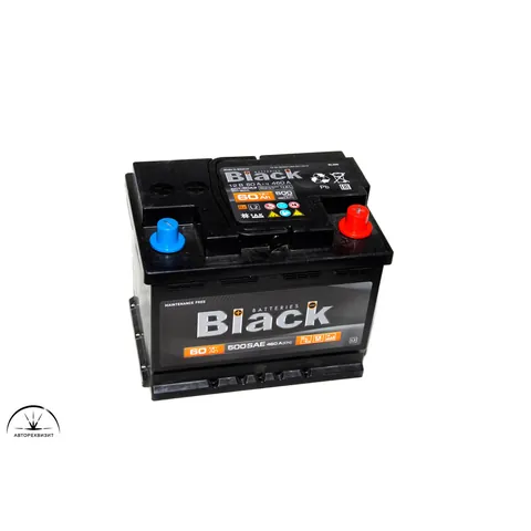 Аккумулятор BLACK 60 Ач 460 А (EN), обратная полярность, LN2