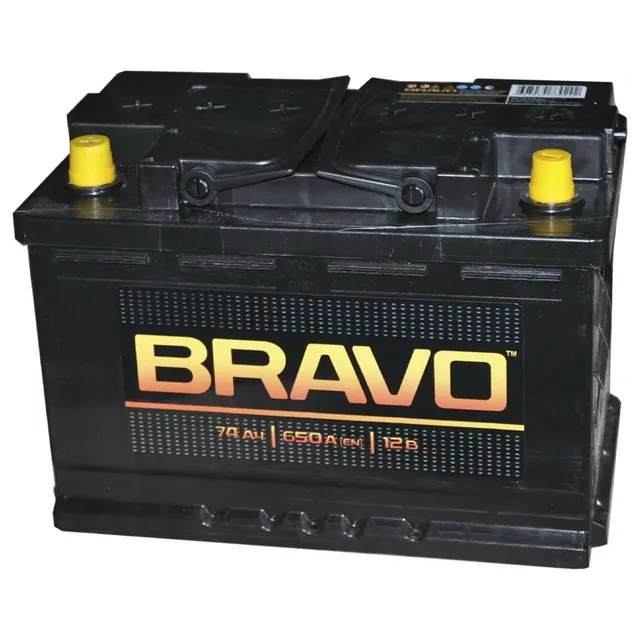 Аккумулятор BRAVO 74 Ач 650 А (EN), обратная полярность, LN3