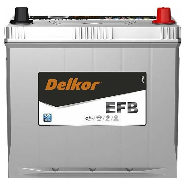 Аккумулятор DELKOR 35 Ач 340 А (EN), обратная полярность, B20