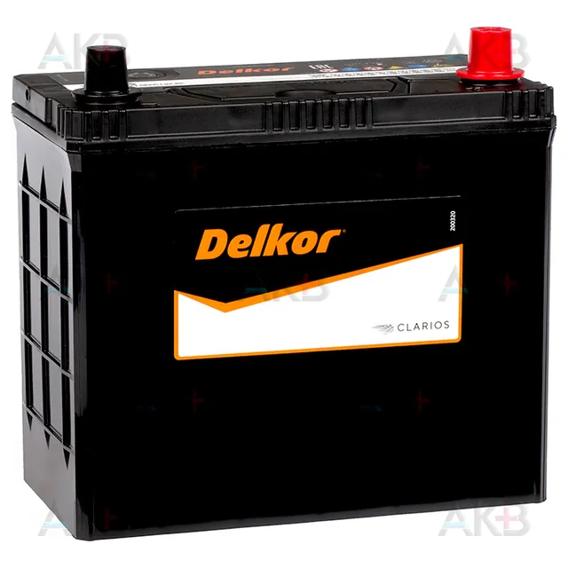 Аккумулятор DELKOR 58 Ач 510 А (EN), обратная полярность, B24