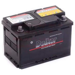 Аккумулятор DELKOR 74 Ач 680 А (EN), прямая полярность, LN3