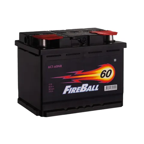 Аккумулятор FIRE BALL 60 Ач 510 А (EN), обратная полярность, LN2
