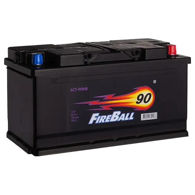 Аккумулятор FIRE BALL 90 Ач 760 А (EN), обратная полярность, LN5