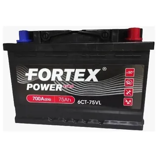 Аккумулятор FORTEX 75 Ач 620 А (EN), прямая полярность, LN3