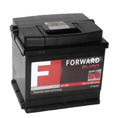 Аккумулятор FORWARD 50 Ач 400 А (EN), прямая полярность, LN1