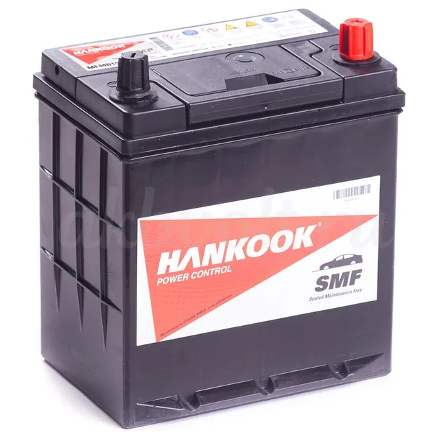 Аккумулятор HANKOOK 44 Ач 400 А (JIS), обратная полярность, B19
