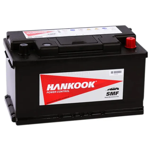 Аккумулятор HANKOOK 80 Ач 740 А (EN), обратная полярность, LBN4