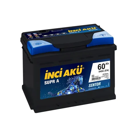 Аккумулятор INCI AKU SuprA 60 Ач 540 А (EN), обратная полярность, LN2