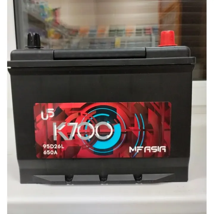Аккумулятор K700 MF Asia 80 Ач 650 А (EN), прямая полярность, D26