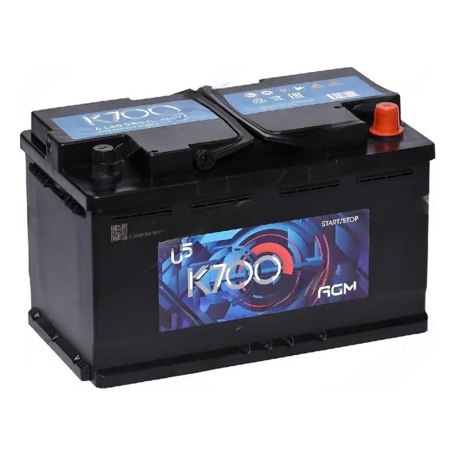 Аккумулятор K700 80 Ач 800 А (EN), обратная полярность, LN4